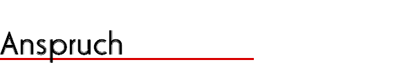 Anspruch