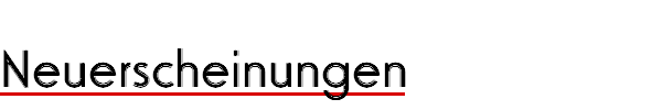 Neuerscheinungen